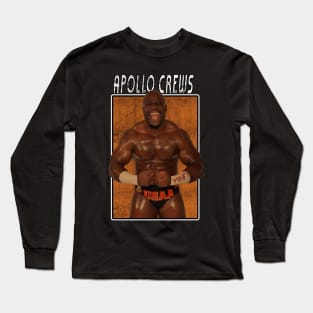 Vintage Wwe Apollo Crews Long Sleeve T-Shirt